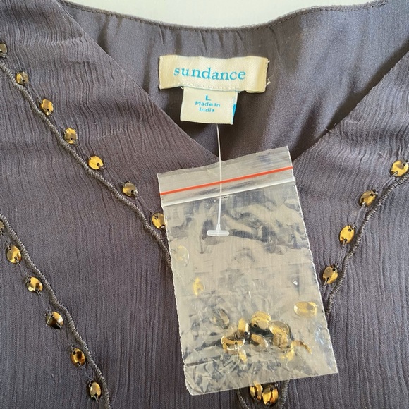 Sundance gauze dress with metallic beading - Picture 12 of 16